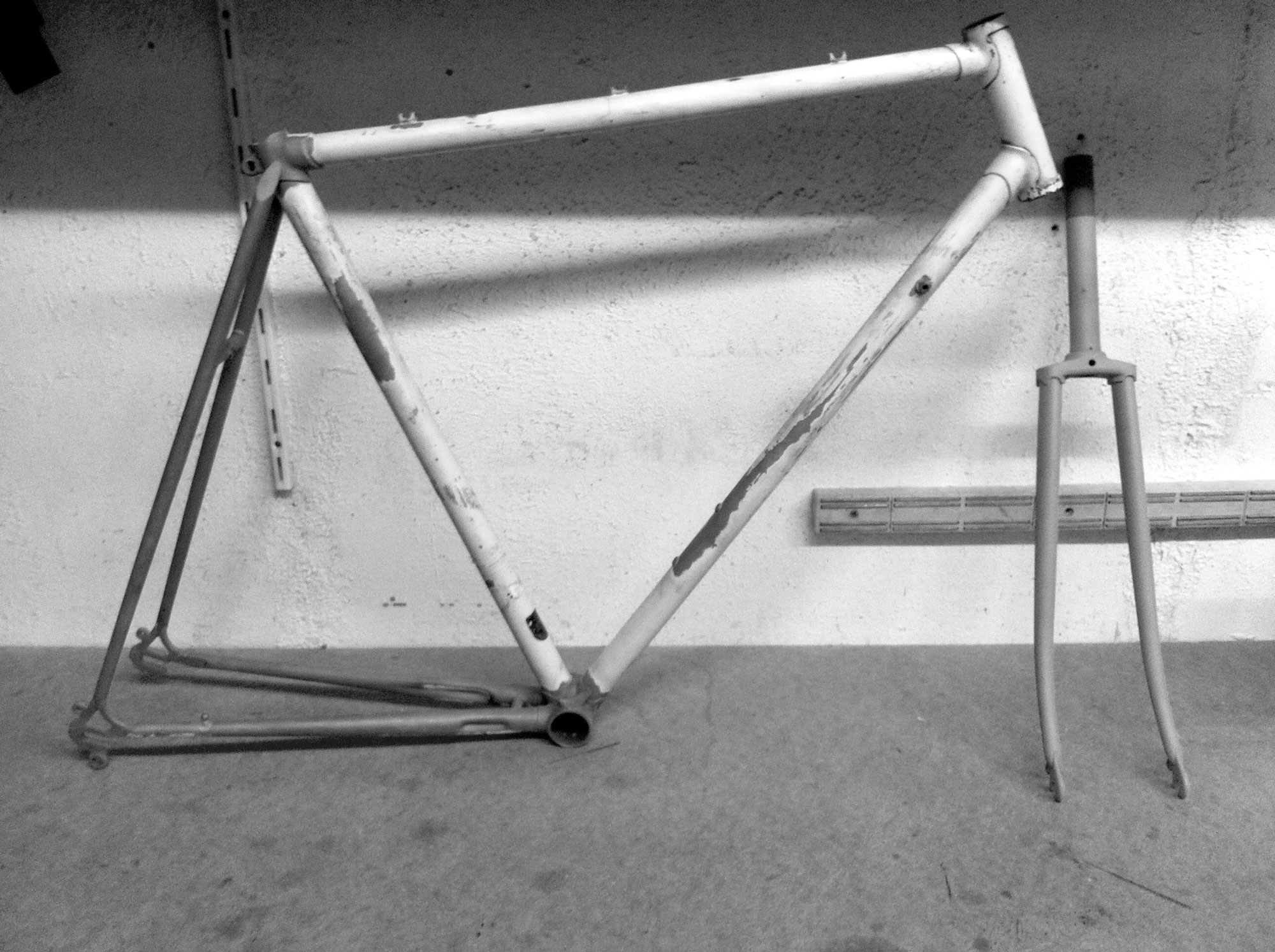 Sanded frame